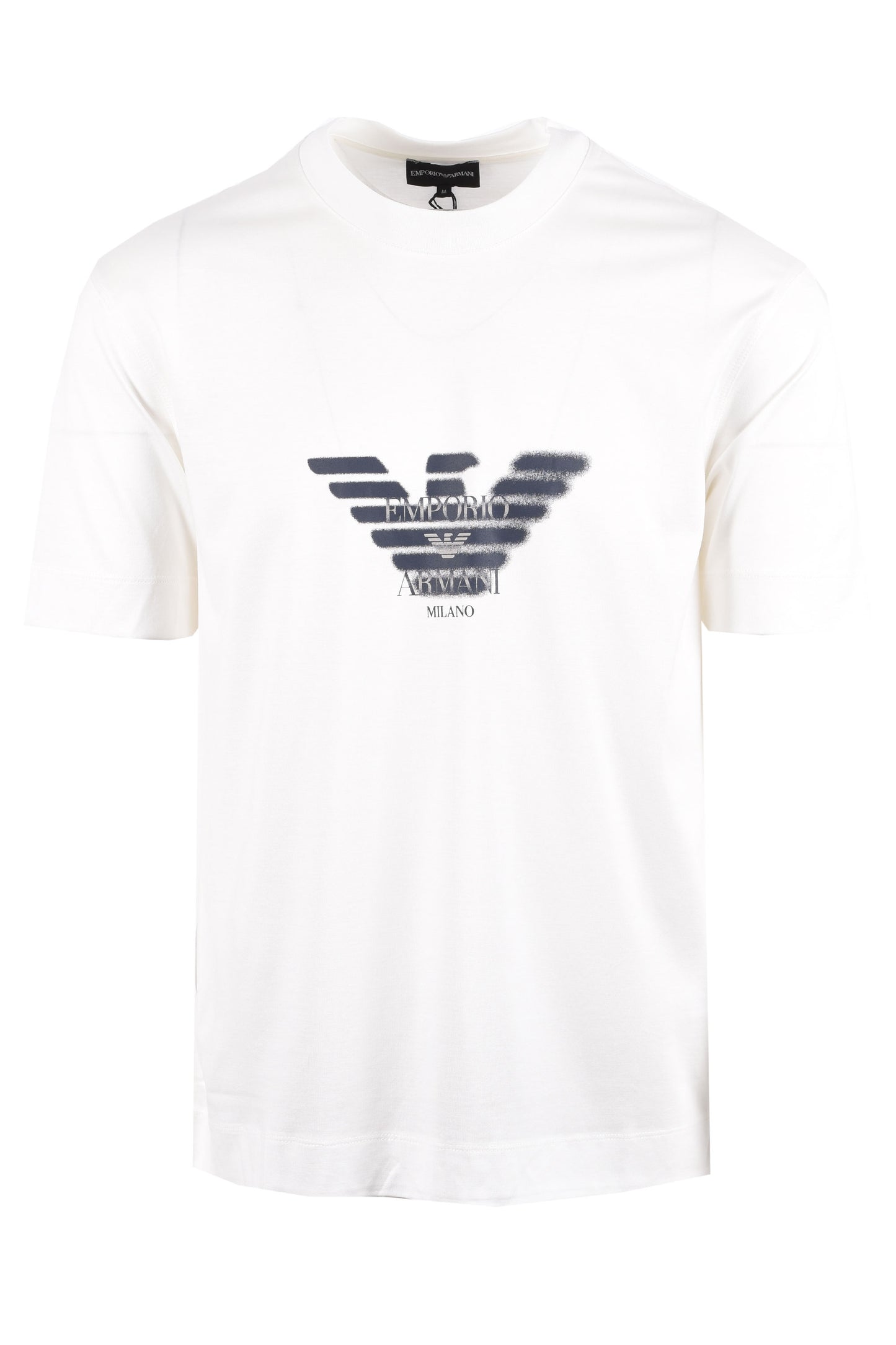 EMPORIO ARMANI GRAPHIC T-SHIRT WHITE Emporio Armani Michael Stewart Menswear  T-Shirts