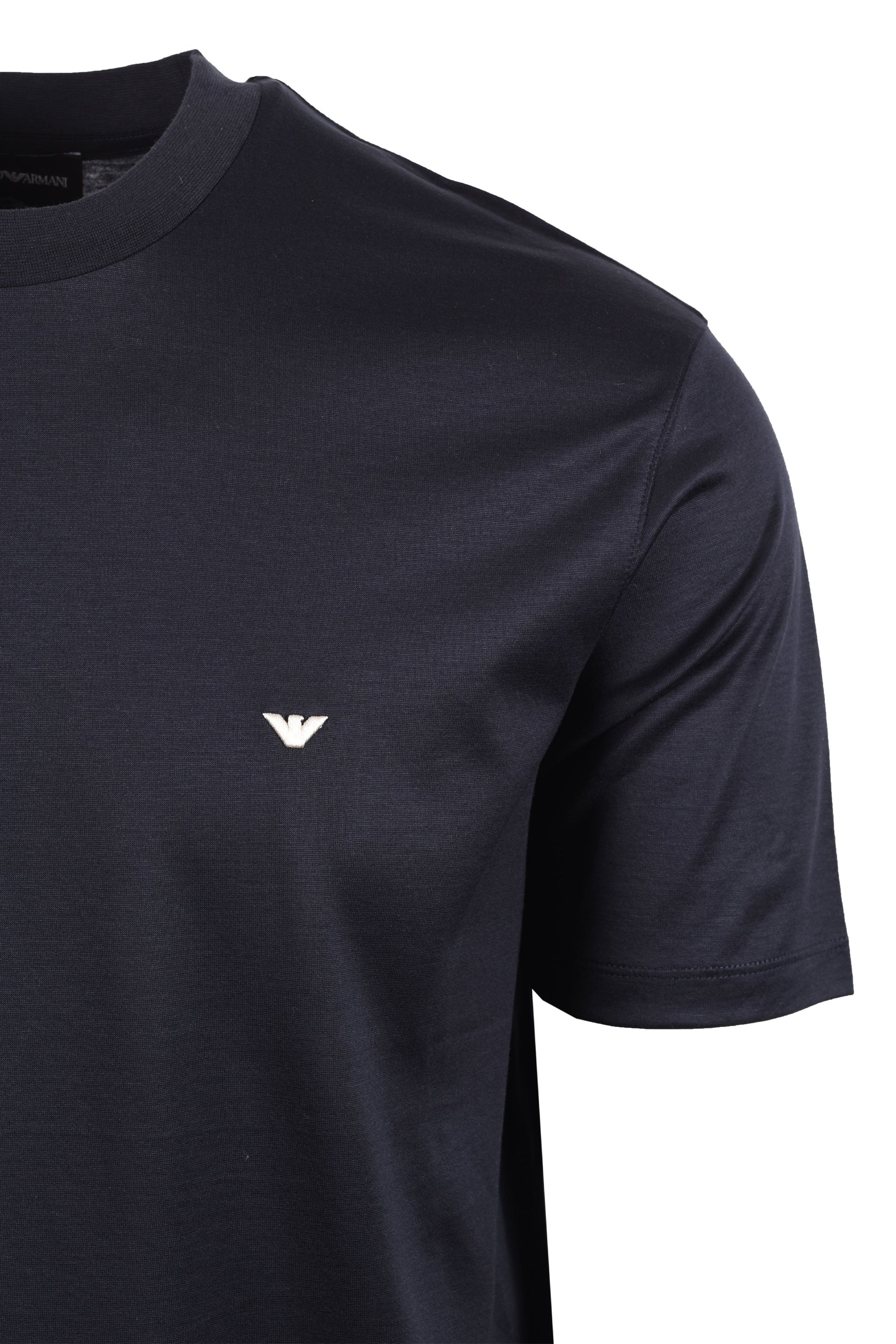 EMPORIO ARMANI JERSEY T-SHIRT NAVY Emporio Armani Michael Stewart Menswear  T-Shirts