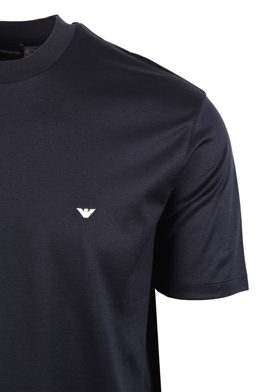 EMPORIO ARMANI JERSEY T-SHIRT NAVY Emporio Armani Michael Stewart Menswear  T-Shirts