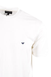 EMPORIO ARMANI JERSEY T-SHIRT WHITE Emporio Armani Michael Stewart Menswear  T-Shirts