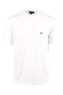 EMPORIO ARMANI JERSEY T-SHIRT WHITE Emporio Armani Michael Stewart Menswear  T-Shirts