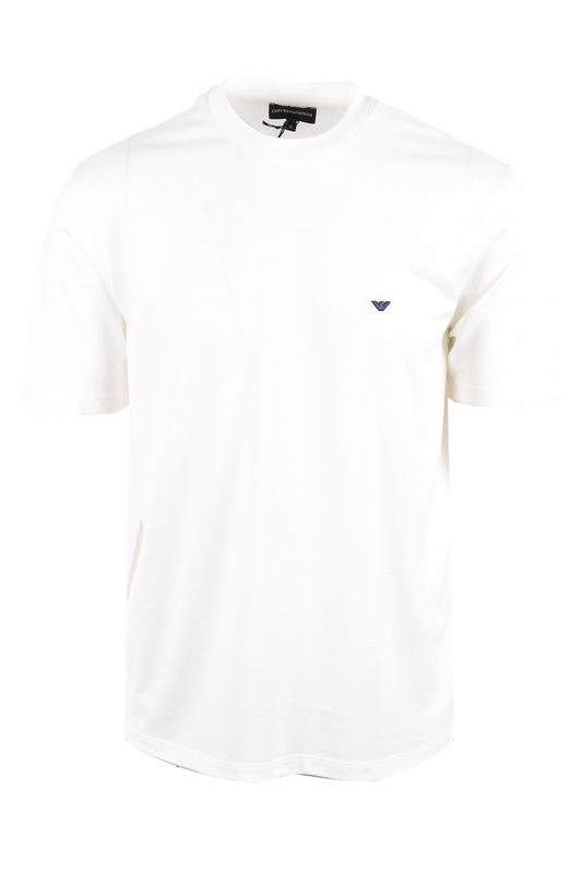 EMPORIO ARMANI JERSEY T-SHIRT WHITE Emporio Armani Michael Stewart Menswear  T-Shirts