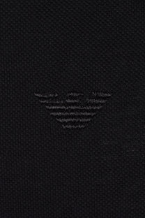 EMPORIO ARMANI PIQUE POLO BLACK Emporio Armani Michael Stewart Menswear  Polo Shirts