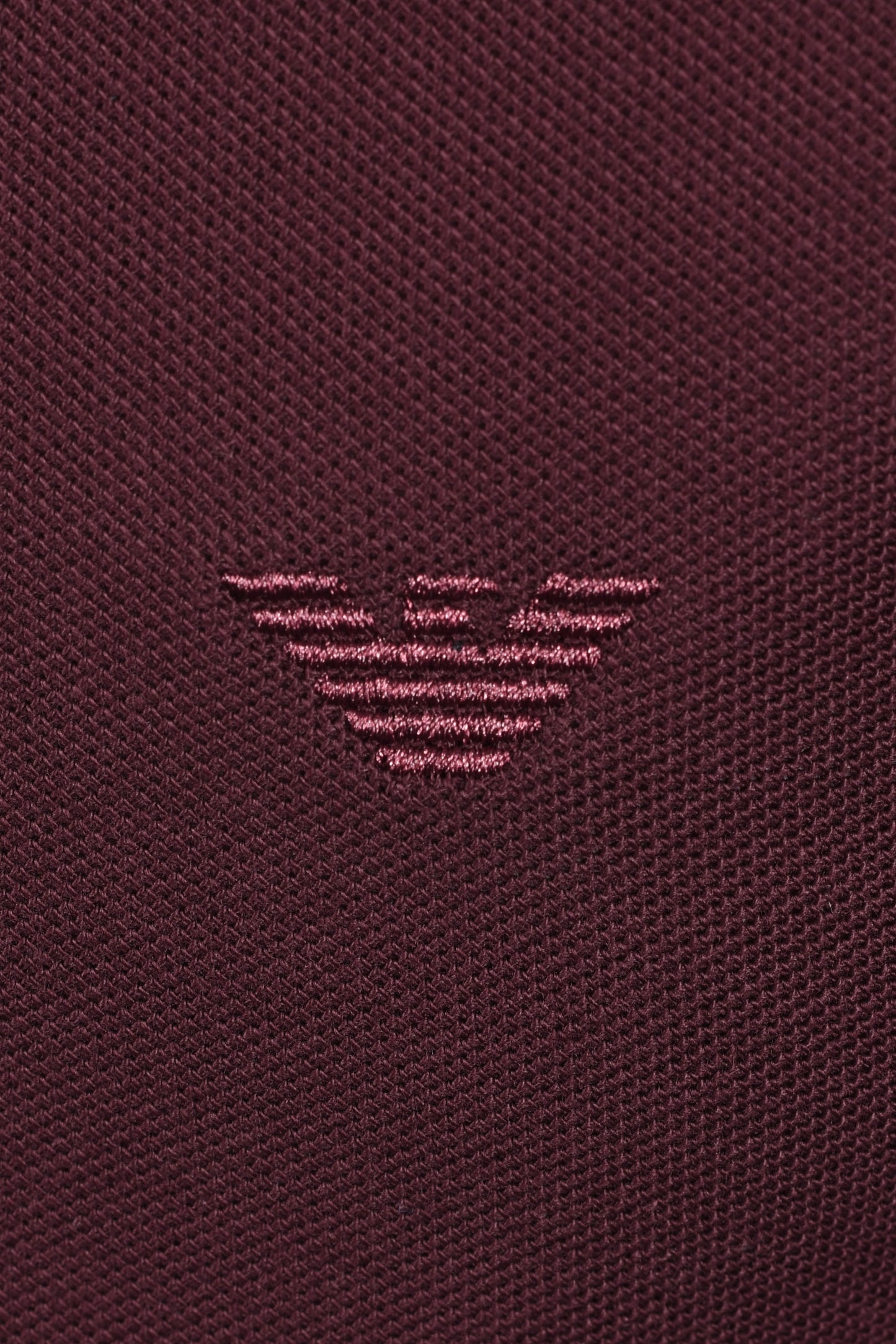 EMPORIO ARMANI POLO SHIRT BURGUNDY Emporio Armani Michael Stewart Menswear  Polo Shirts