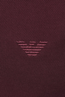 EMPORIO ARMANI POLO SHIRT BURGUNDY Emporio Armani Michael Stewart Menswear  Polo Shirts