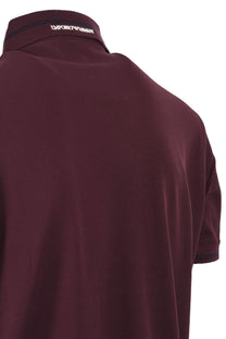 EMPORIO ARMANI POLO SHIRT BURGUNDY Emporio Armani Michael Stewart Menswear  Polo Shirts