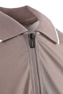 EMPORIO ARMANI TRAVEL ESSENTIAL POLO BEIGE Emporio Armani Michael Stewart Menswear  Polo Shirts