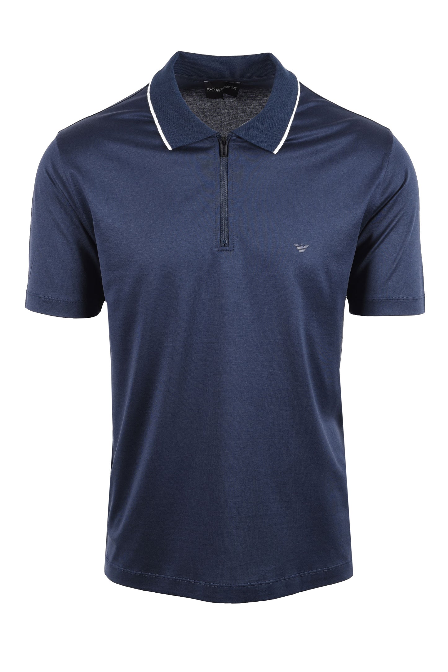 EMPORIO ARMANI TRAVEL ESSENTIAL POLO NAVY Emporio Armani Michael Stewart Menswear  Polo Shirts