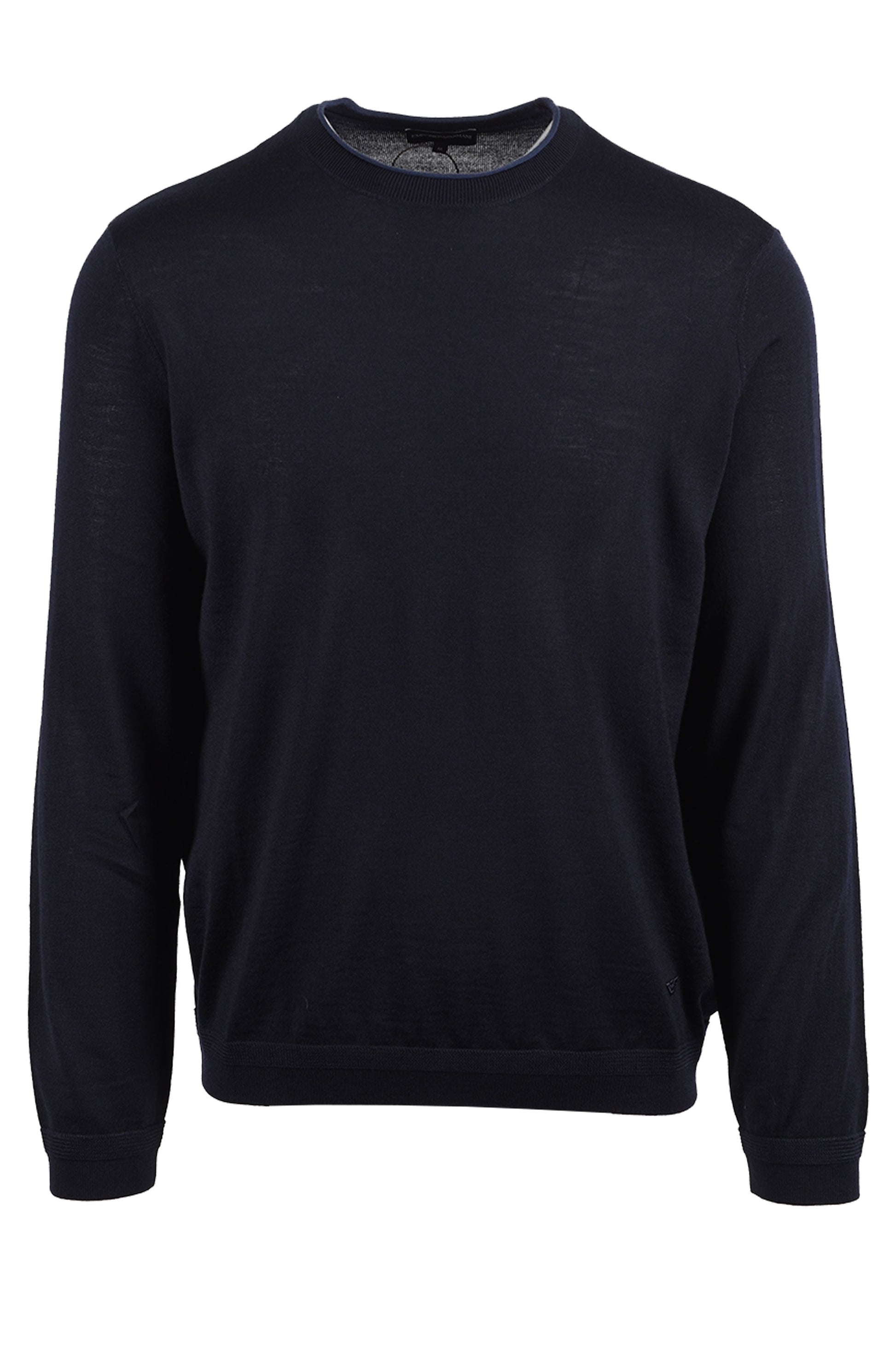 EMPORIO ARMANI TRAVEL ESSENTIAL SWEATSHIRT NAVY Emporio Armani Michael Stewart Menswear  Sweatshirts & Hoodies