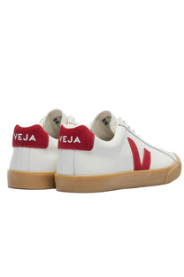 VEJA ESPLAR LOGO LEATHER TRAINER WHITE_PEPPER_NATURAL Veja