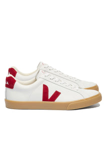 VEJA ESPLAR LOGO LEATHER TRAINER WHITE_PEPPER_NATURAL Veja