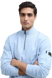 BARBOUR INTERNATIONAL EWAN FUNNEL NECK SWEATSHIRT HERITAGE BLUE Barbour International