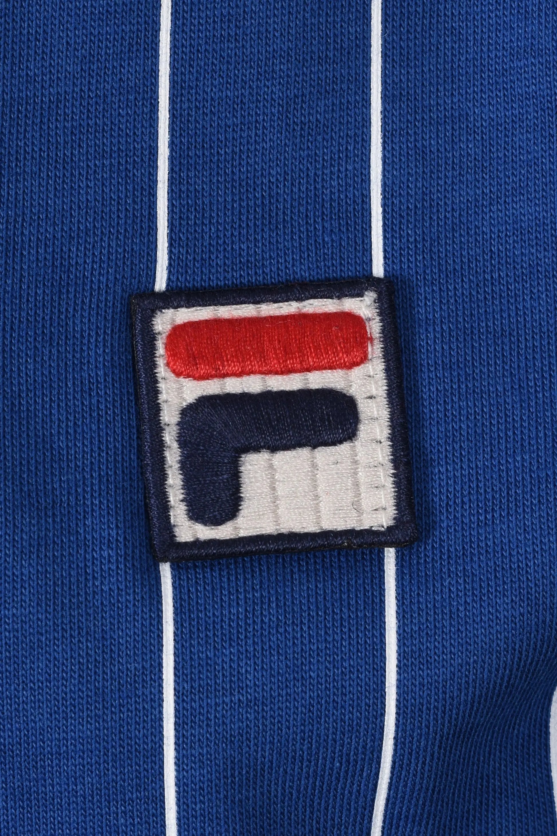 FILA BB1 VINTAGE STRIPED POLO LIMOGES/WHITE/NAVY Fila Vintage