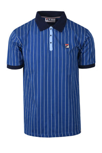 FILA BB1 VINTAGE STRIPED POLO LIMOGES/WHITE/NAVY Fila Vintage