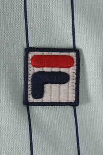 FILA BB1 VINTAGE STRIPED POLO SURF SPRAY/NAVY/WHITE Fila Vintage