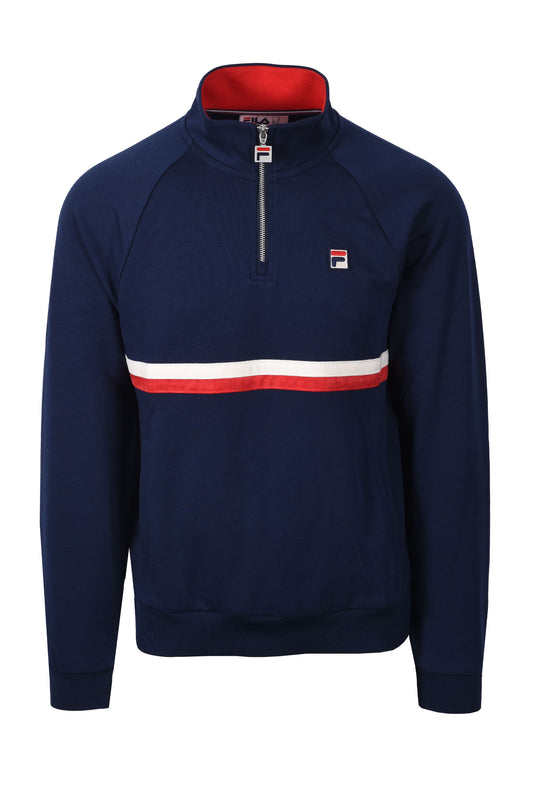 FILA ROLANDO HALF ZIP FILA NAVY/GARDENIA/FILA RED