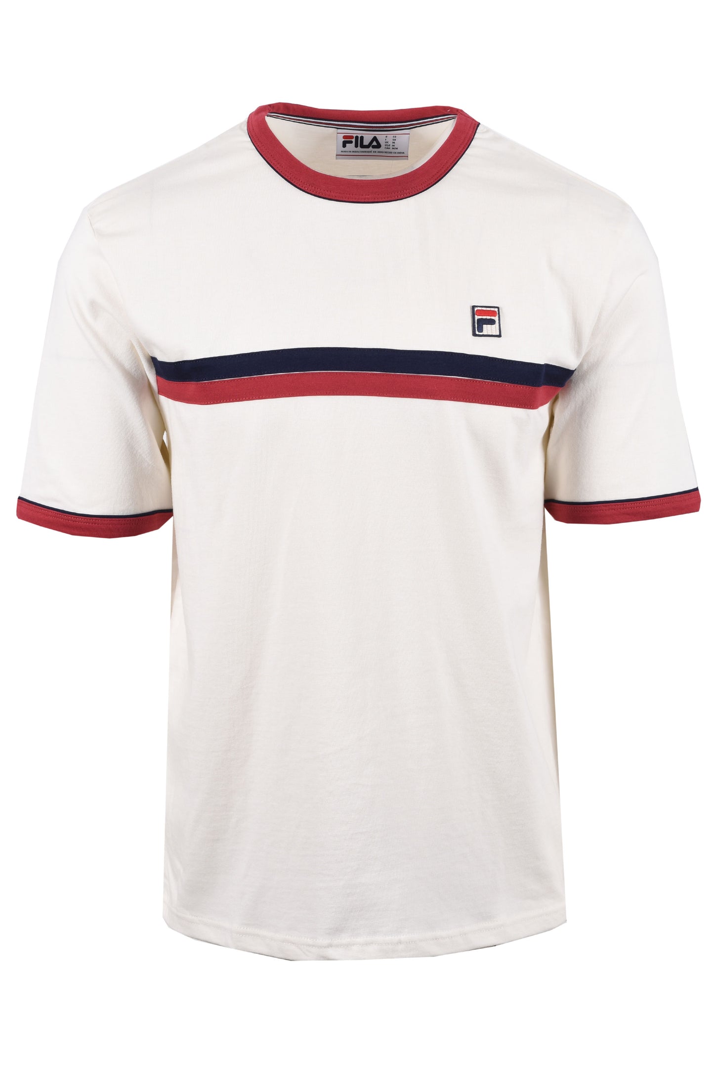 FILA ROSARIO T-SHIRT GARDENIA/GARNET/FILA NAVY