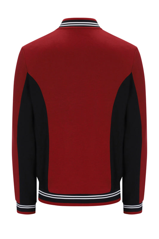 FILA SETTANTA TRACK JACKET SUN DRIED TOMATO /BLACK/WHITE Fila Vintage Michael Stewart Menswear  Tracksuit