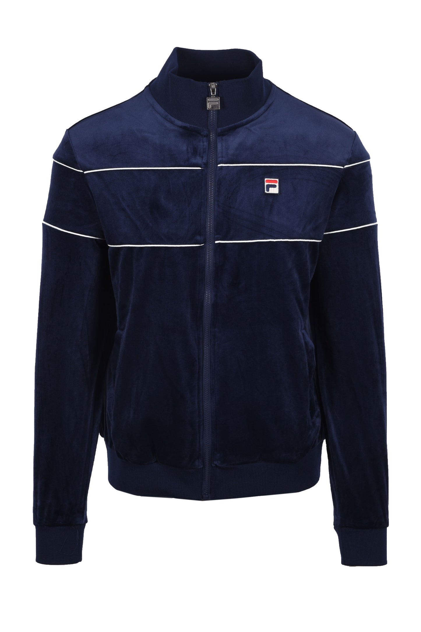 FILA VITTORIO VELOUR TRACK TOP FILA NAVY/GARDENIA