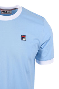 FILA MARCONI ESSENTIAL RINGER T-SHIRT FROZEN FJORD/WHITE Fila Vintage