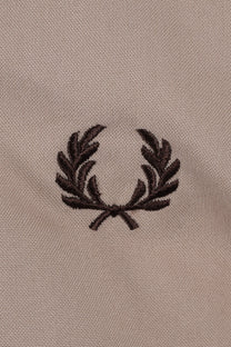 FRED PERRY COTTON CABAN JACKET WARM OAT Fred Perry