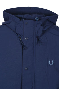 FRED PERRY CROPPED RIPSTOP PARKA TENNIS BLUE Fred Perry