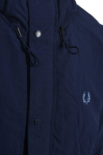 FRED PERRY CROPPED RIPSTOP PARKA TENNIS BLUE Fred Perry
