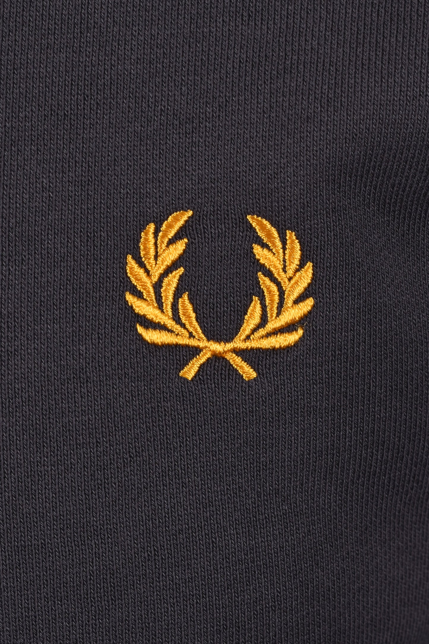 FRED PERRY HALF ZIP SWEATSHIRT ANCHOR GREY/GOLDEN Fred Perry Michael Stewart Menswear  Sweatshirts & Hoodies