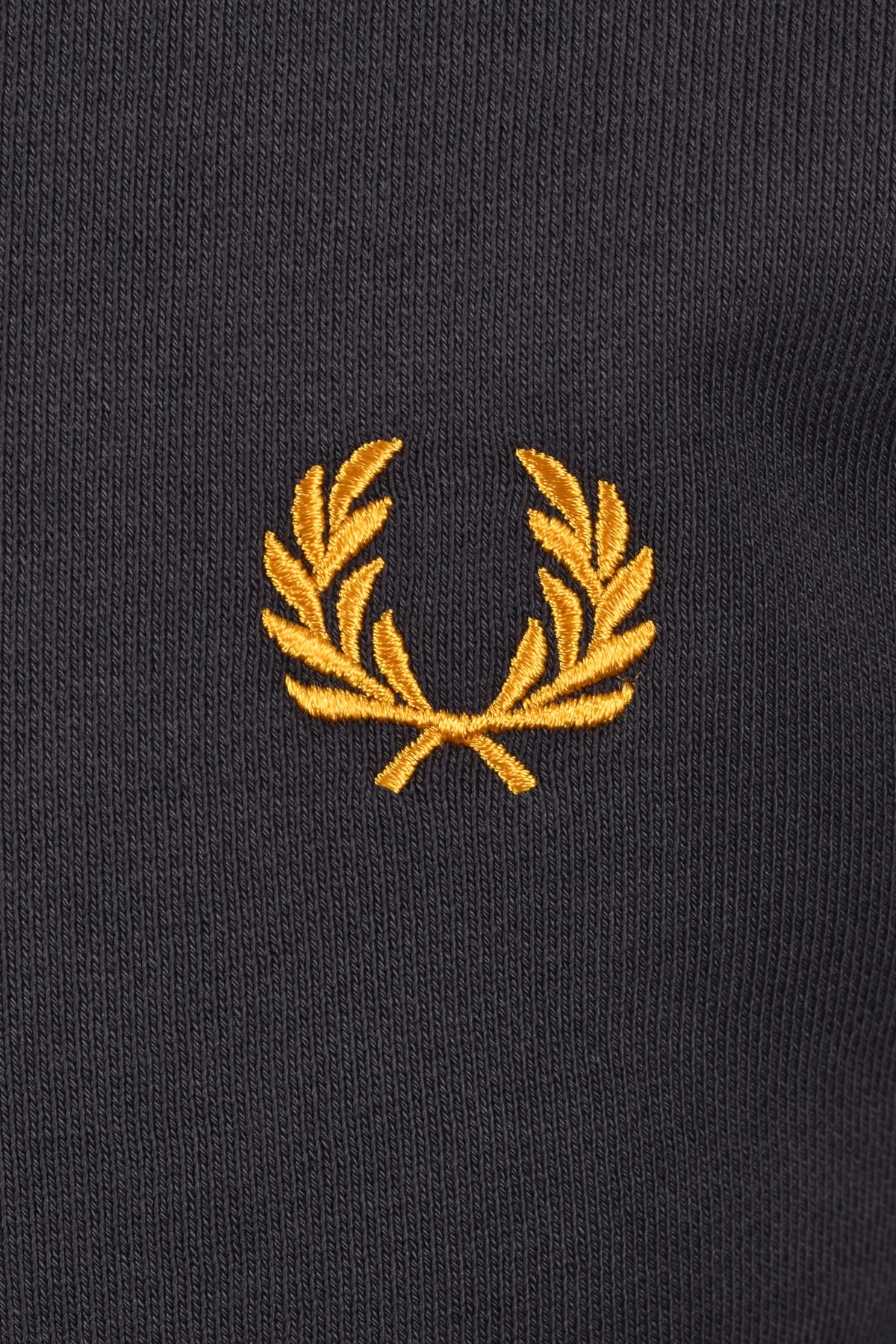 FRED PERRY HALF ZIP SWEATSHIRT ANCHOR GREY/GOLDEN Fred Perry Michael Stewart Menswear  Sweatshirts & Hoodies