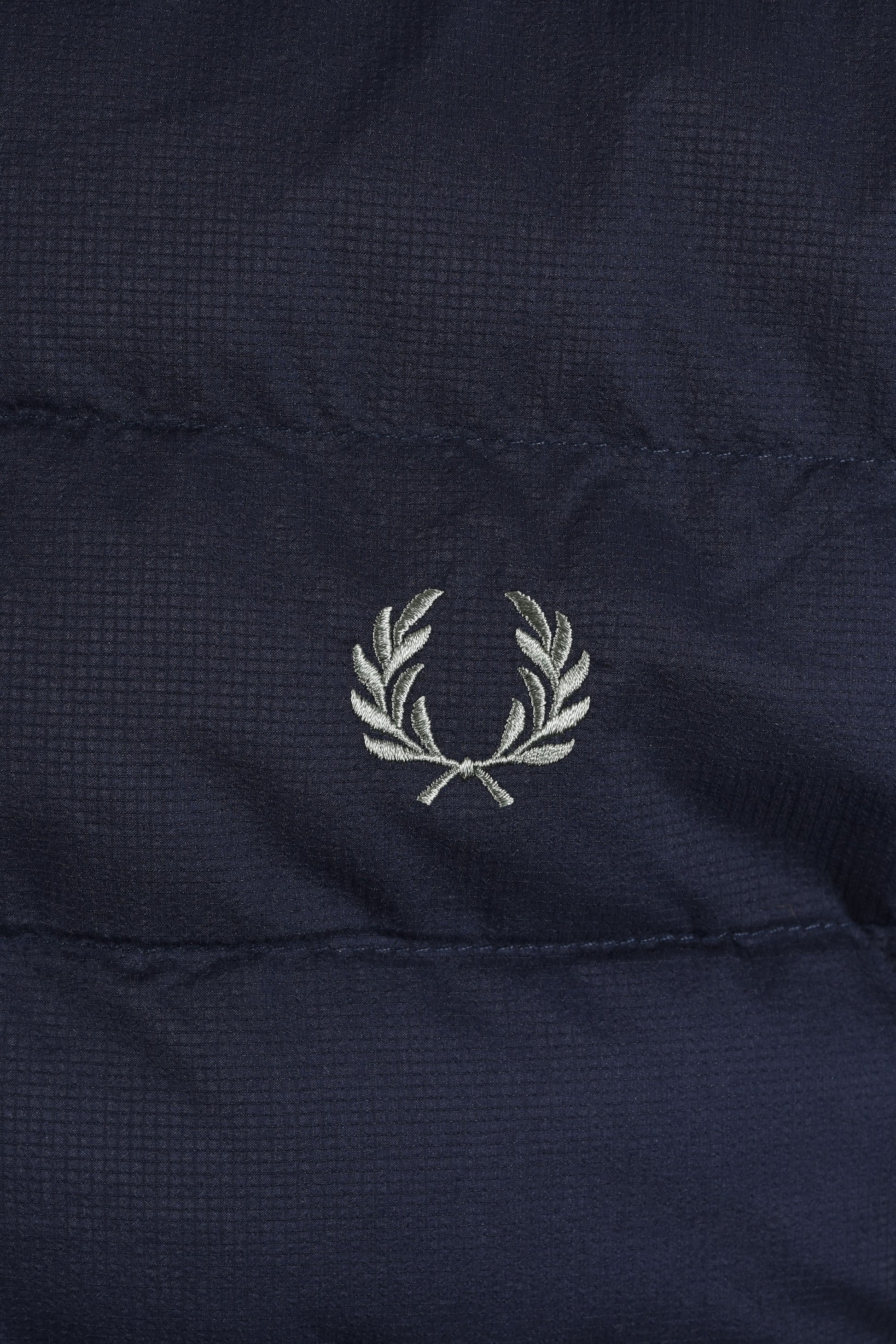 FRED PERRY HOODED INSULATED JACKET DARK AIRFORCE Fred Perry Michael Stewart Menswear  Jackets