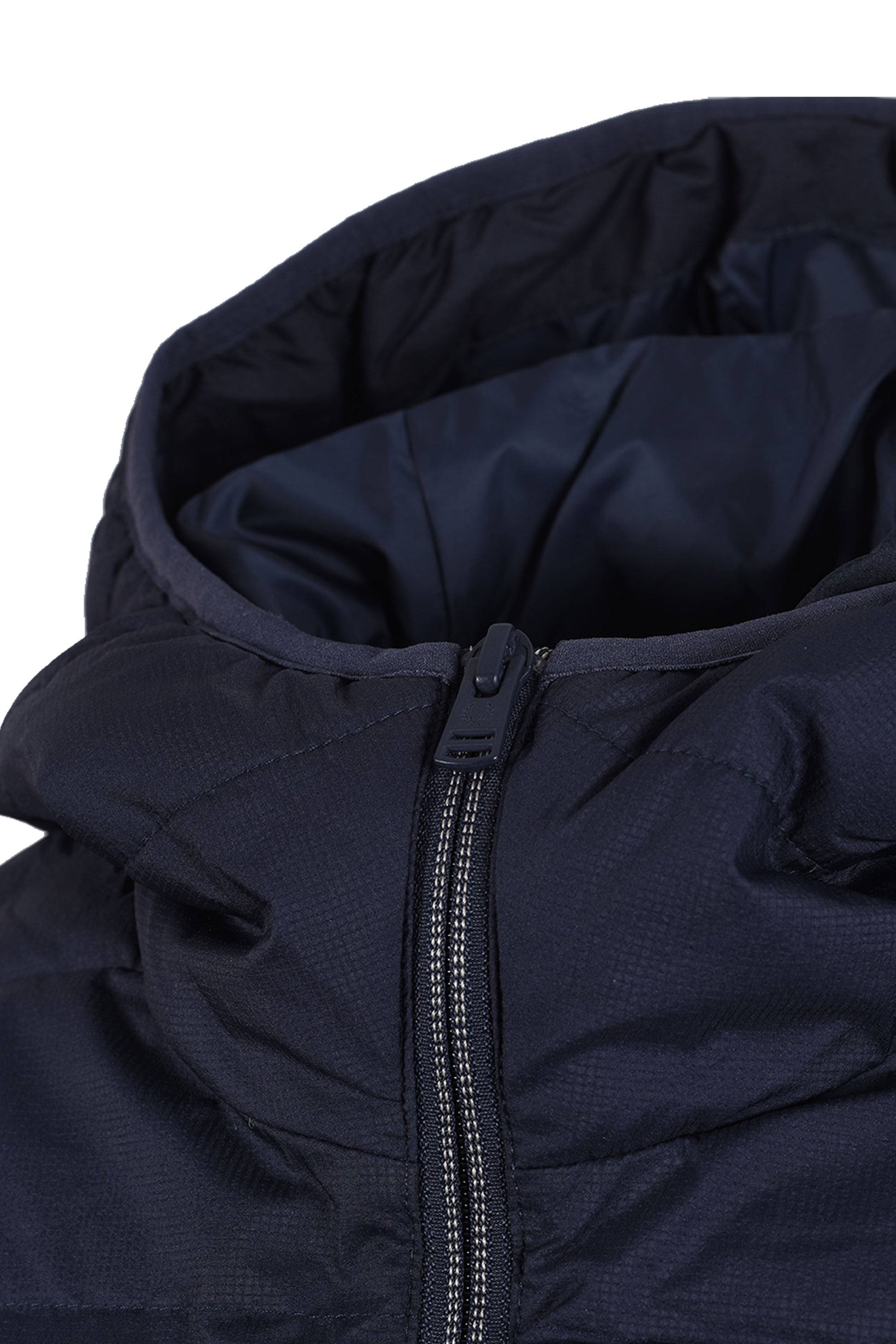 FRED PERRY HOODED INSULATED JACKET DARK AIRFORCE Fred Perry Michael Stewart Menswear  Jackets