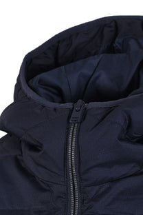 FRED PERRY HOODED INSULATED JACKET DARK AIRFORCE Fred Perry Michael Stewart Menswear  Jackets