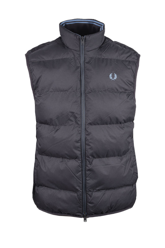 FRED PERRY INSULATED GILET ANCHOR GREY