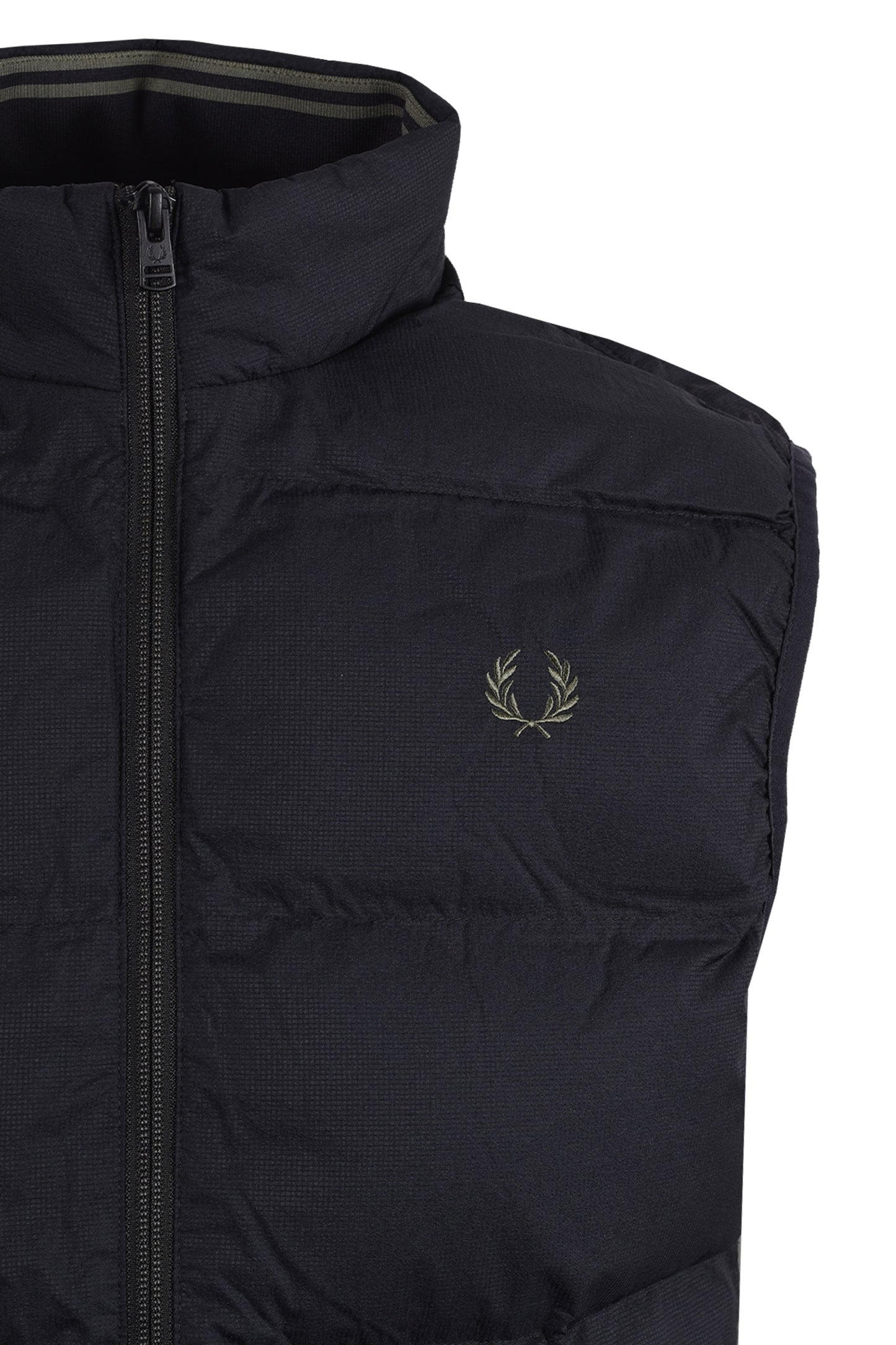 FRED PERRY INSULATED GILET BLACK Fred Perry Michael Stewart Menswear  Jackets