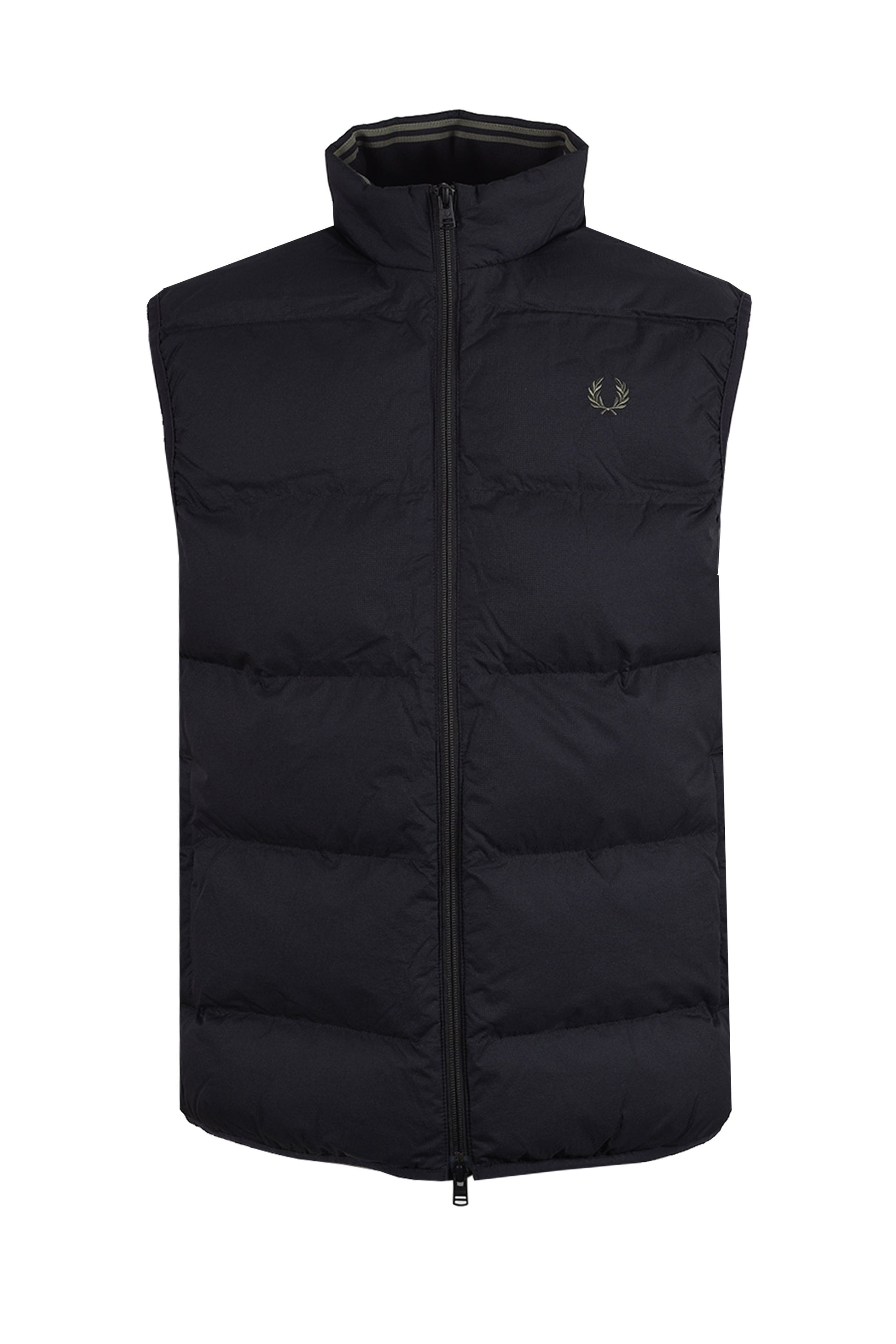 FRED PERRY INSULATED GILET BLACK Fred Perry Michael Stewart Menswear  Jackets