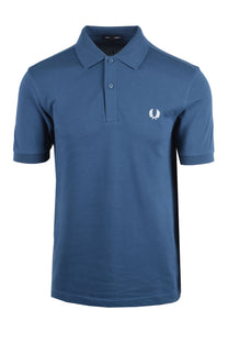 FRED PERRY PLAIN POLO SHIRT MID BLUE