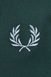 FRED PERRY POLO SHIRT SPORT GREEN/TRACK BLUE Fred Perry