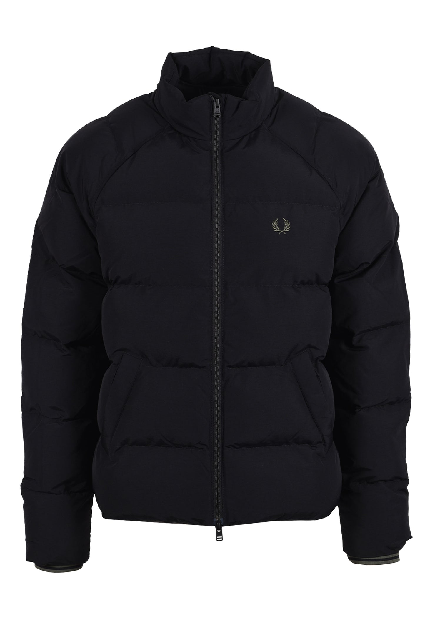 FRED PERRY RAGLAN JACKET BLACK Fred Perry Michael Stewart Menswear  Jackets