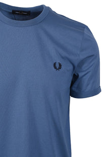 FRED PERRY RINGER T-SHIRT ACE BLUE Fred Perry