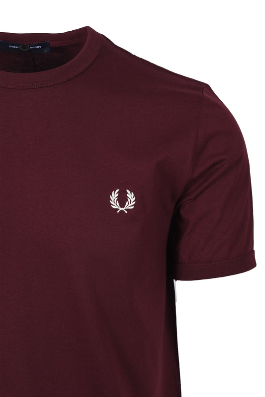 FRED PERRY RINGER T-SHIRT OXBLOOD