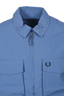 FRED PERRY RIPSTOP POCKET OVERSHIRT ACE BLUE Fred Perry