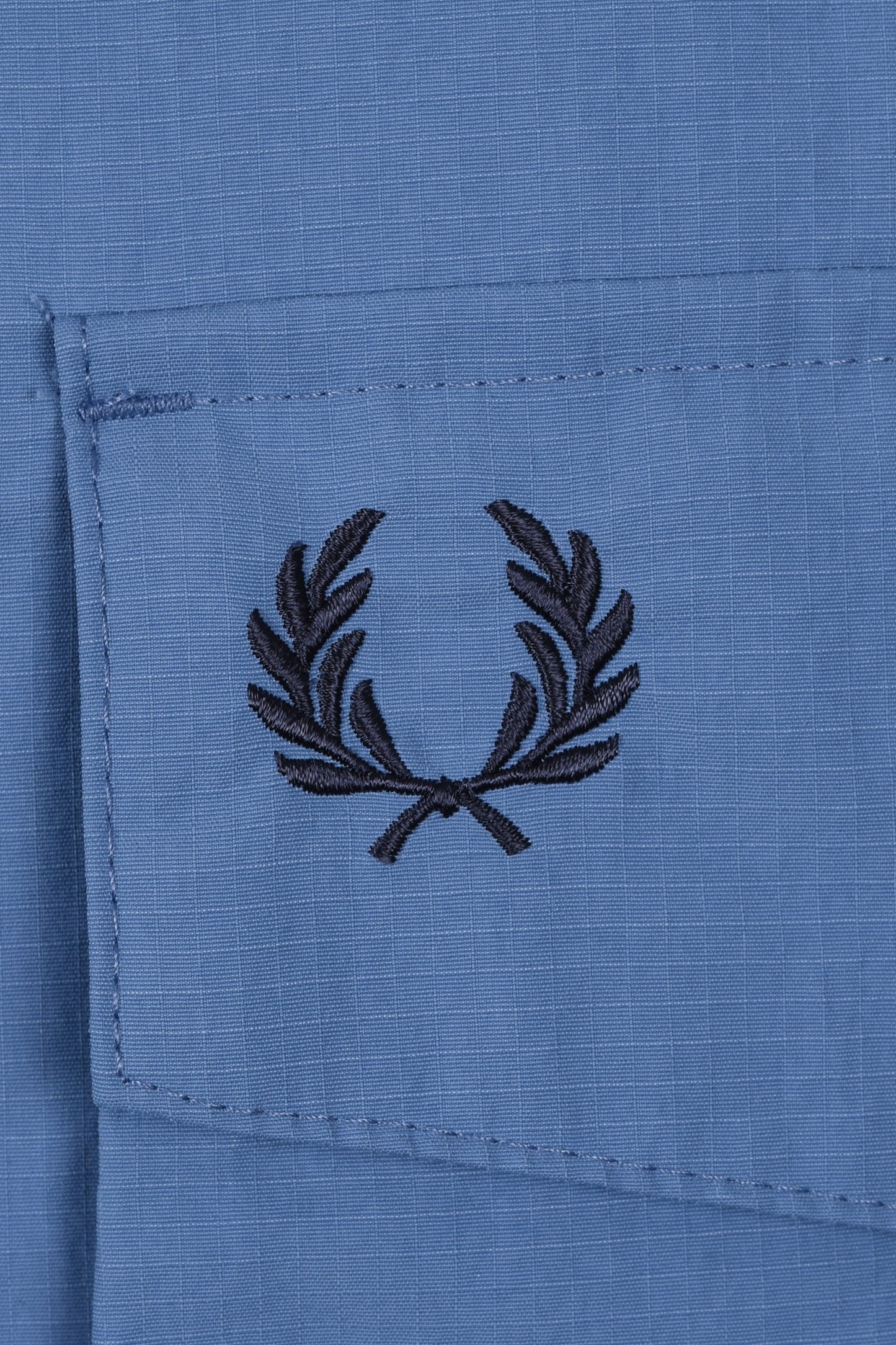 FRED PERRY RIPSTOP POCKET OVERSHIRT ACE BLUE