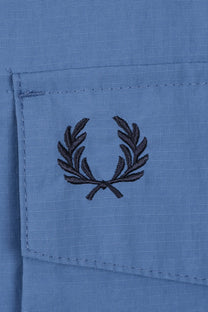 FRED PERRY RIPSTOP POCKET OVERSHIRT ACE BLUE Fred Perry
