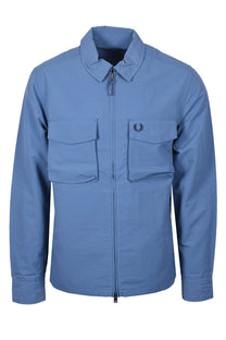 FRED PERRY RIPSTOP POCKET OVERSHIRT ACE BLUE Fred Perry