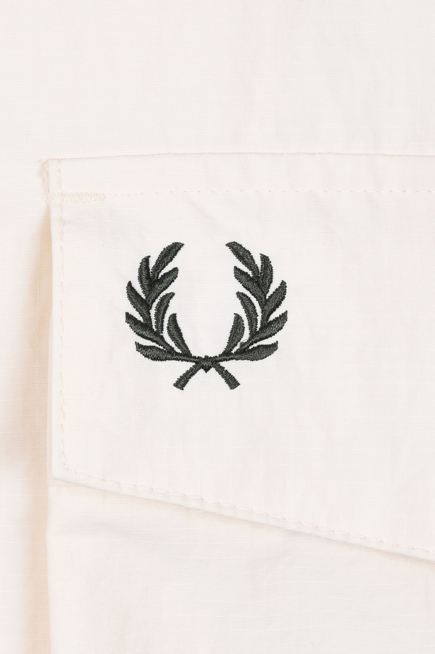 FRED PERRY RIPSTOP POCKET OVERSHIRT ECRU