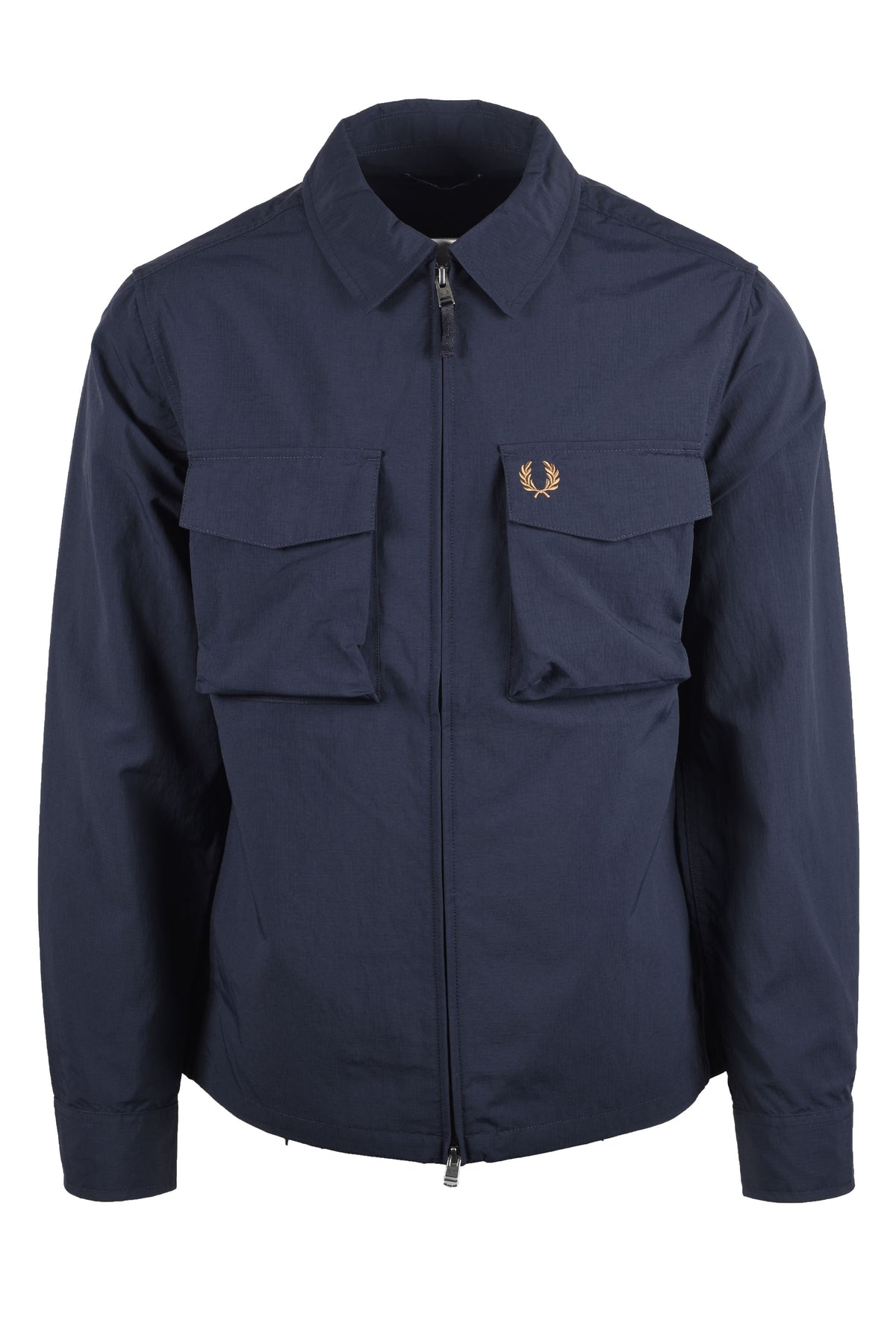 FRED PERRY RIPSTOP POCKET OVERSHIRT NAVY