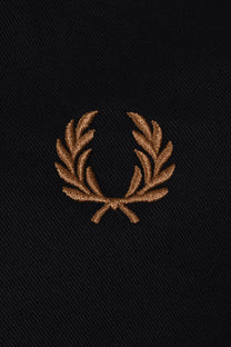 FRED PERRY TWILL HARRINGTON JACKET BLACK Fred Perry