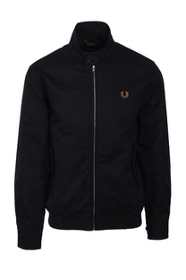 FRED PERRY TWILL HARRINGTON JACKET BLACK Fred Perry