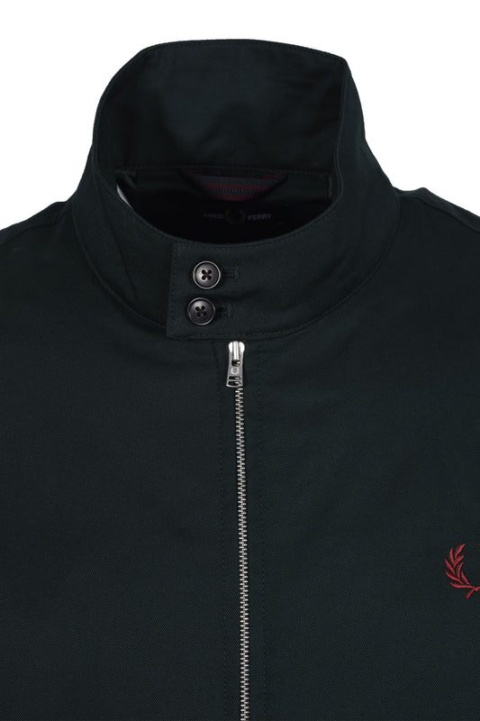 FRED PERRY TWILL HARRINGTON JACKET GRASSROOTS