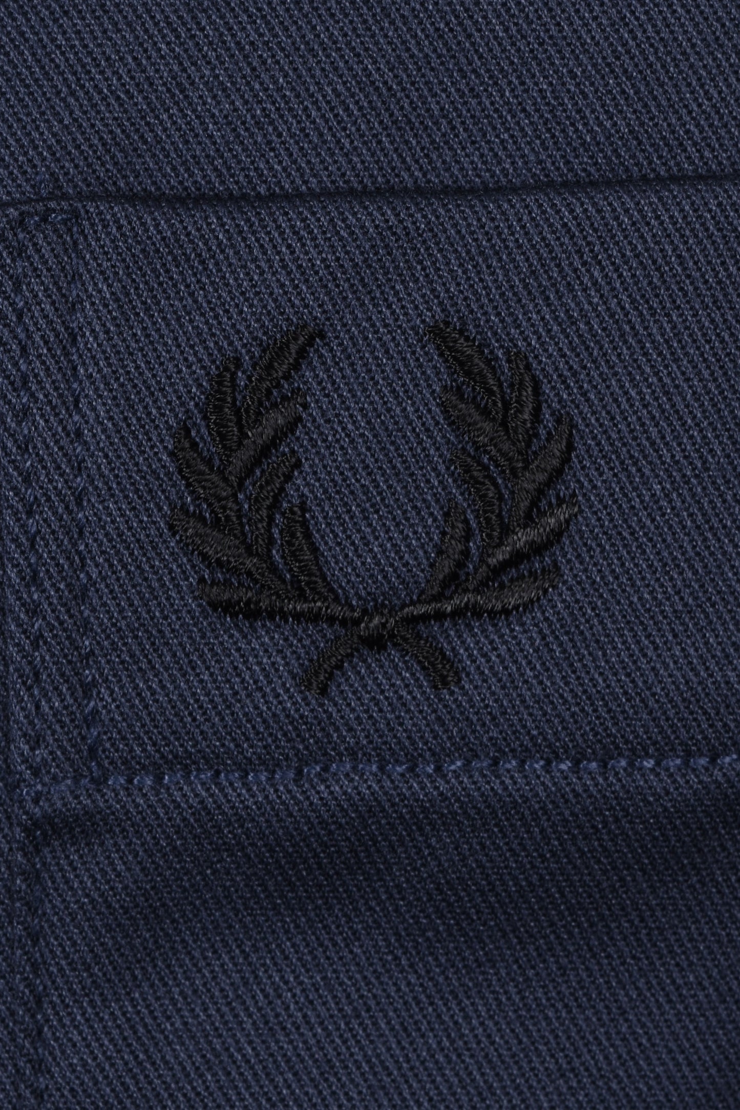FRED PERRY TWILL OVERSHIRT DARK AIRFORCE
